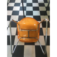 Vintage seventies kuipstoelen (Eames DAX stoel)